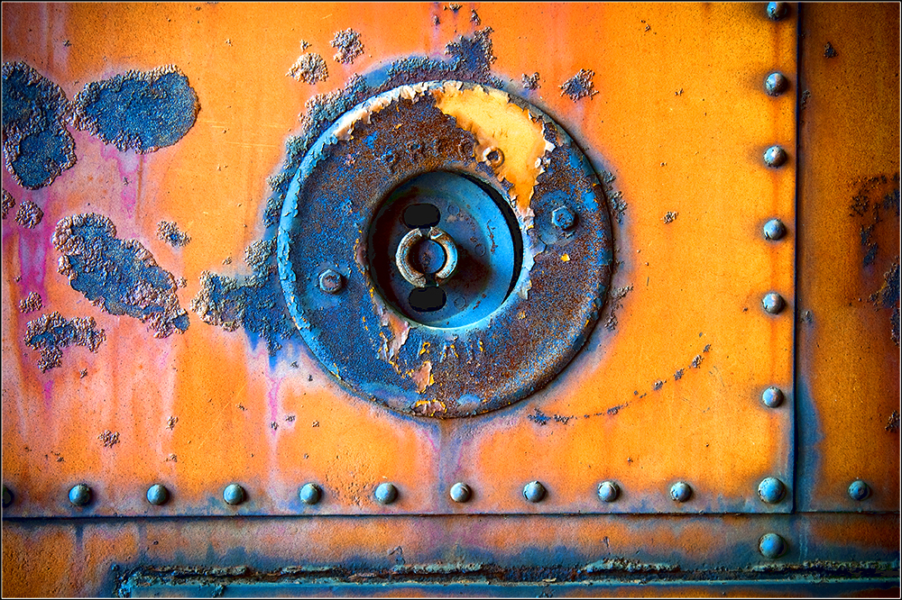 Abstract rust and metal, 'A Tribute to Eric Meola' by Kevin Eames