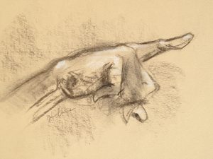 Point of Contact, pencil by Tim Holmes