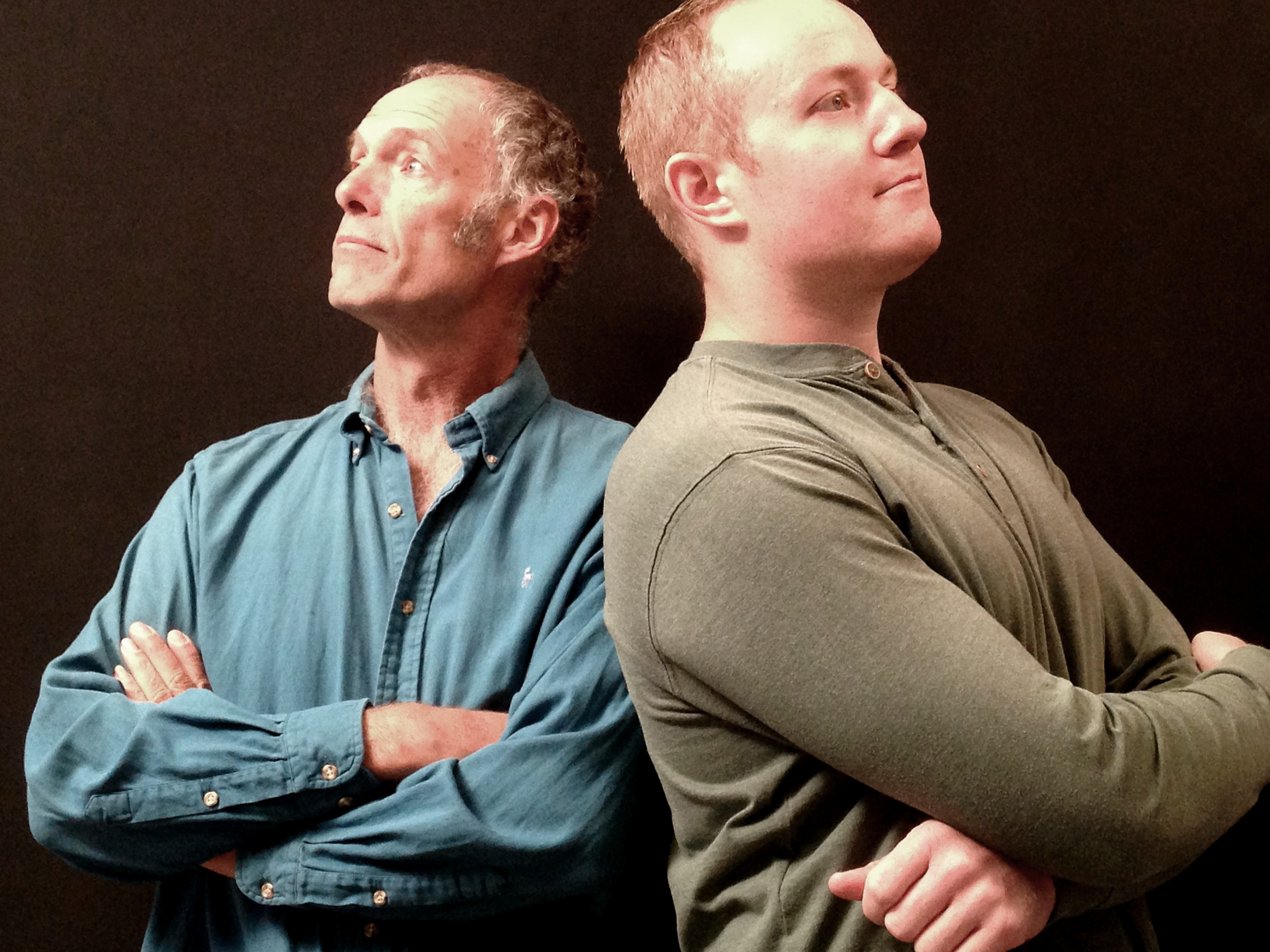 Tim Holmes and Garret Garrels combine art, storytelling and comedy.